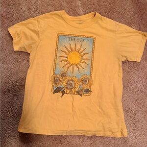 Mighty Fine Yellow Sun and Sunflowers T-Shirt